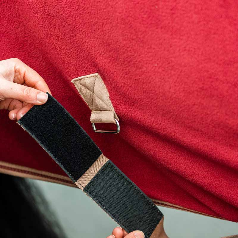 Fleece Rug Amigo Cooler Red/Beige