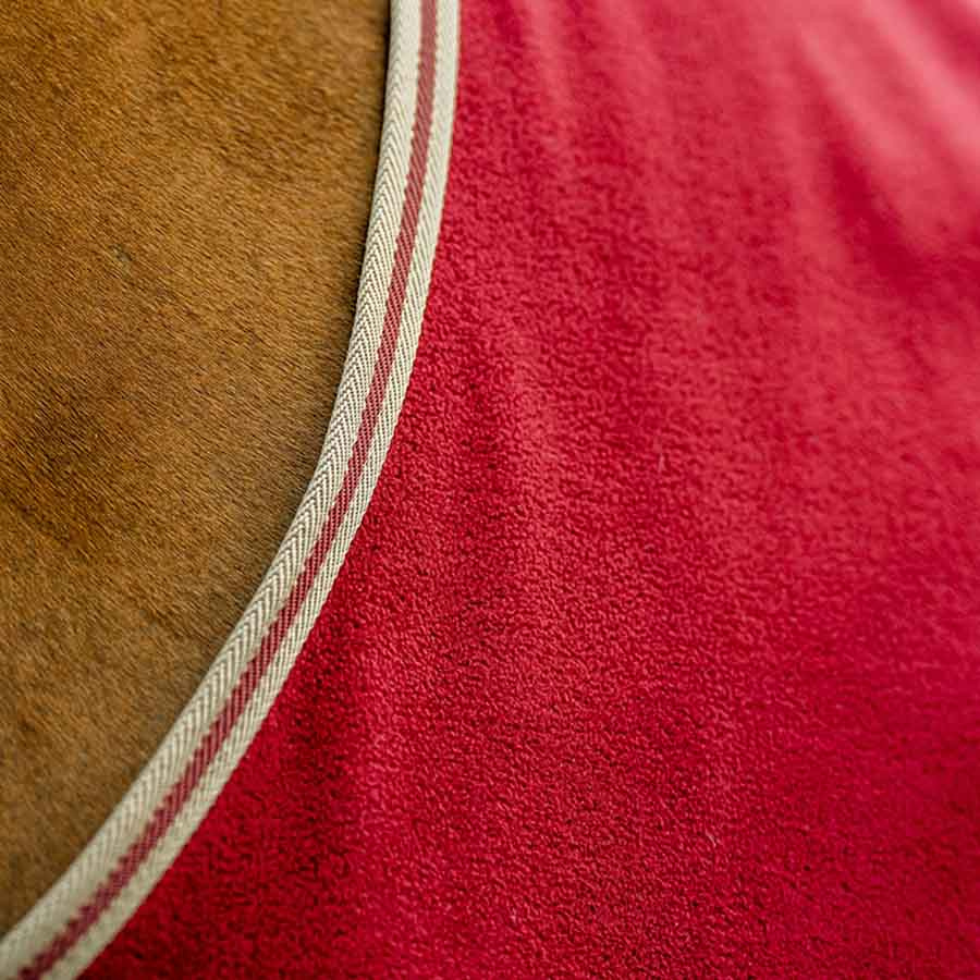 Fleece Rug Amigo Cooler Red/Beige