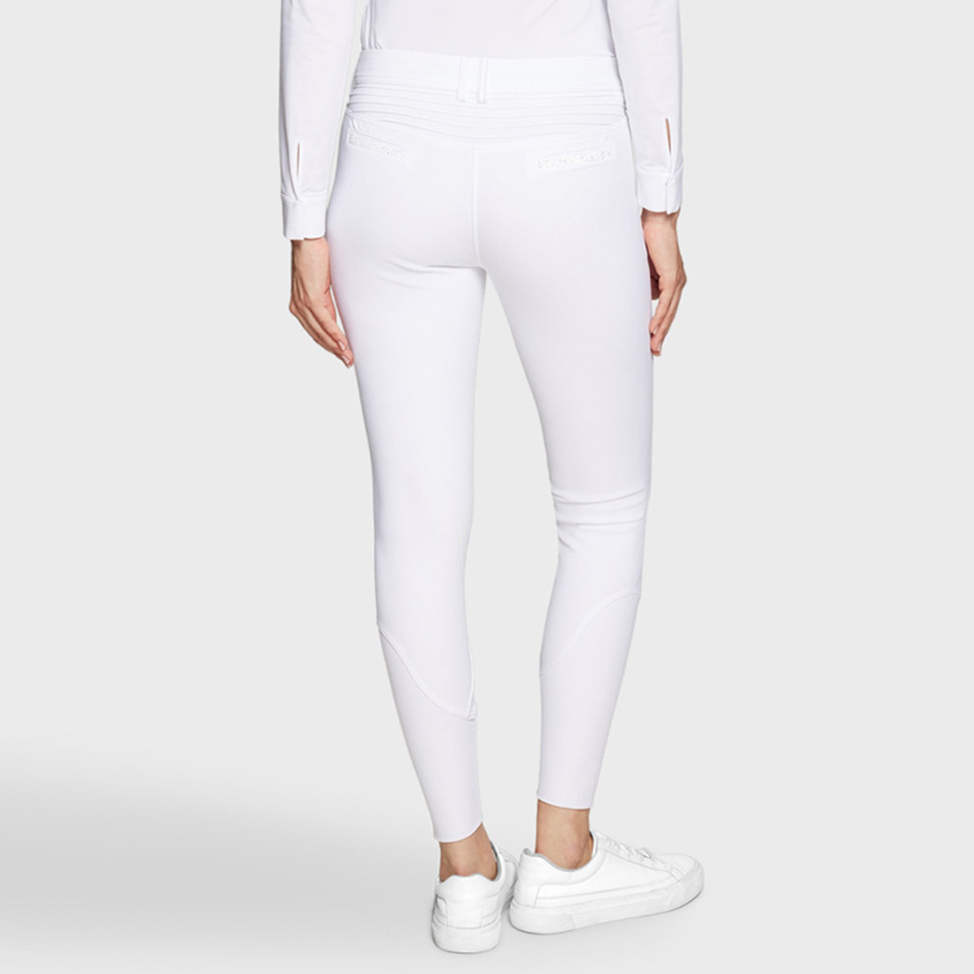 Riding Breeches Adele Premium Knee Grip White