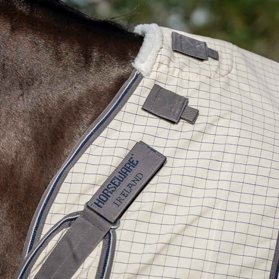 Summer Rug Rambo Optimo Supreme Summer Plus White/Navy/Grey