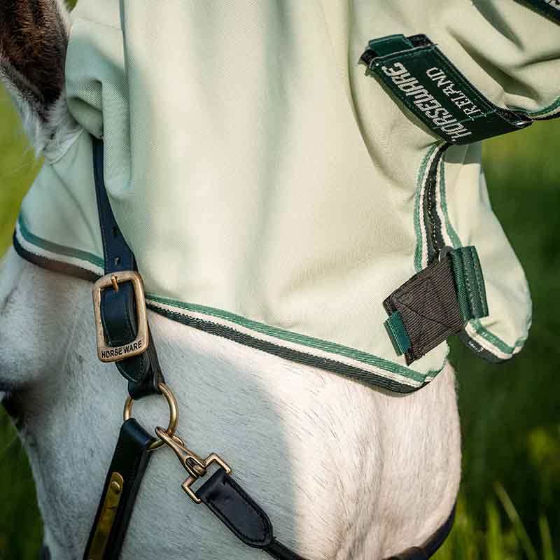 Rambo Hoody Fly & EczeMa Rug With Fly Hood Light Green