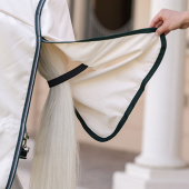 Fly & Sweet Itch Rug Rambo Hoody XL Beige/Green/Silver Fly & Sweet Itch Rug Rambo Hoody XL Beige/Green/Silver