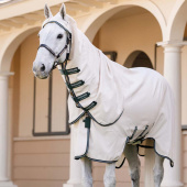 Fly & Sweet Itch Rug Rambo Hoody XL Beige/Green/Silver Fly & Sweet Itch Rug Rambo Hoody XL Beige/Green/Silver