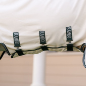 Fly & Sweet Itch Rug Rambo Hoody XL Beige/Green/Silver Fly & Sweet Itch Rug Rambo Hoody XL Beige/Green/Silver