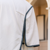 Fly & Sweet Itch Rug Rambo Hoody XL Beige/Green/Silver Fly & Sweet Itch Rug Rambo Hoody XL Beige/Green/Silver