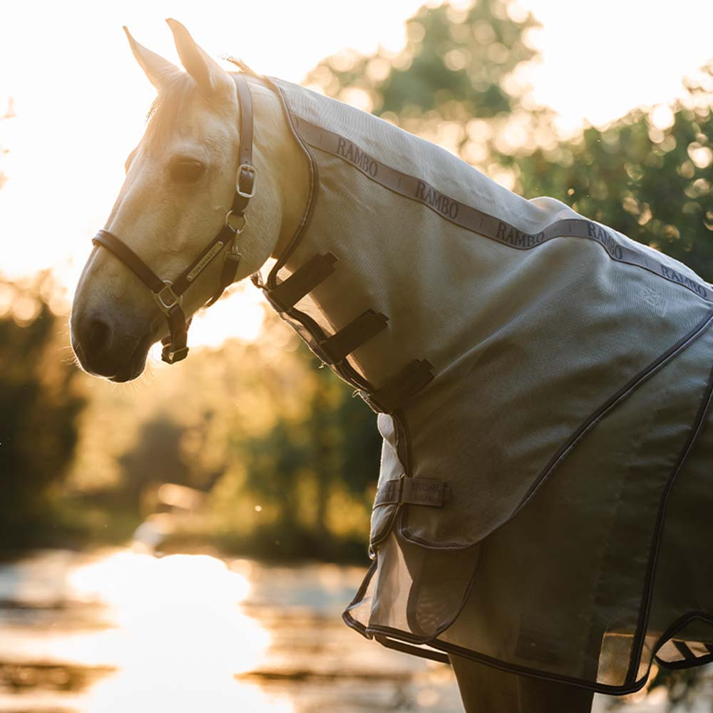 Fly Rug Rambo Optimo Protector Plus Silver/Grey/Silver