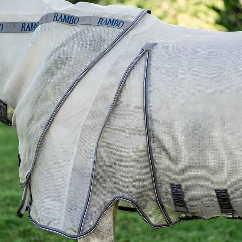 Fly Rug Rambo Optimo Protector Plus Silver/Grey/Silver