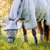 Fly Rug with Neck Rambo Protector Silver Fly Rug with Neck Rambo Protector Silver