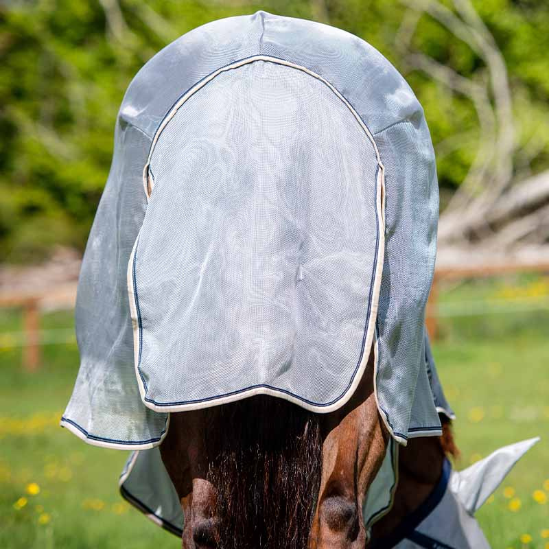 Fly Rug with Neck Rambo Protector Silver