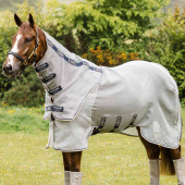 Fly Rug with Neck Rambo Protector Silver Fly Rug with Neck Rambo Protector Silver