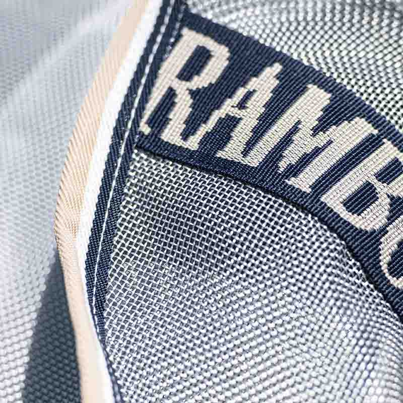 Fly Rug with Neck Rambo Protector Silver