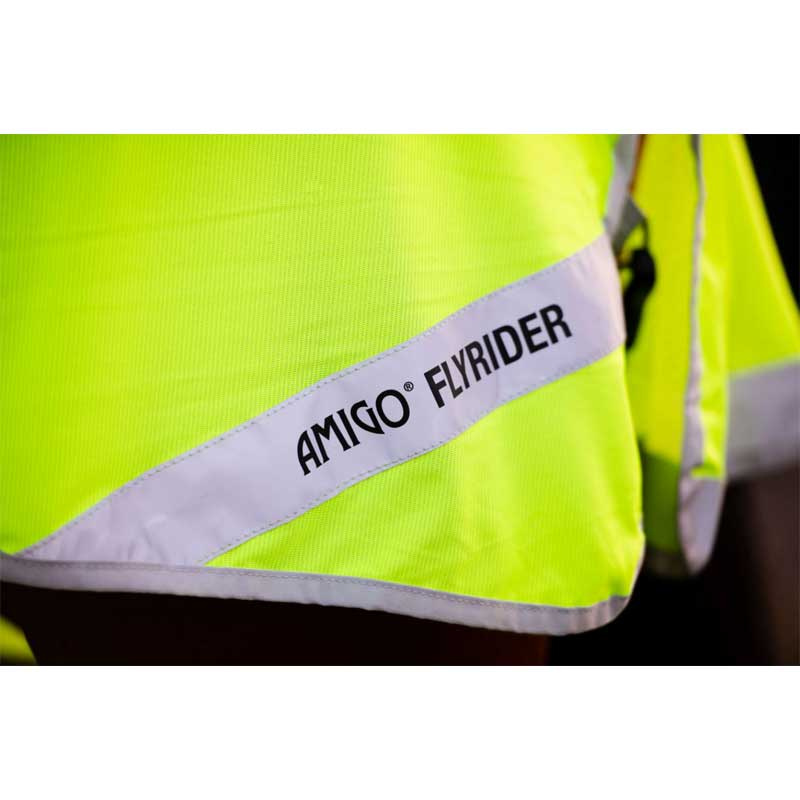 Amigo Flyrider Riding Rug Neon Yellow