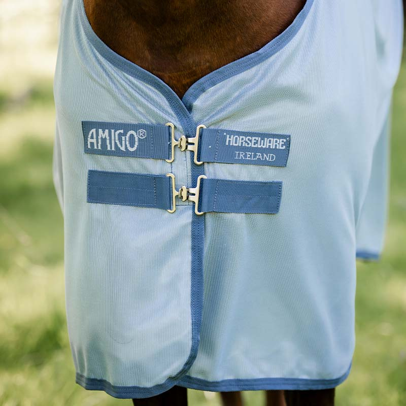 Fly Rug Amigo Bug Rug Plus Light Blue/Blue/Silver