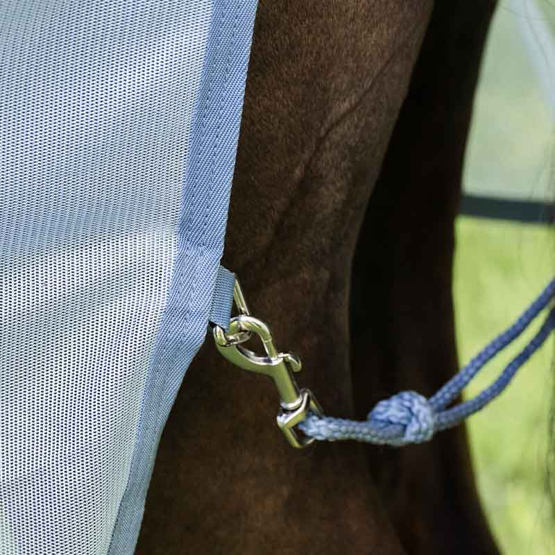 Fly Rug Amigo Bug Rug Plus Light Blue/Blue/Silver