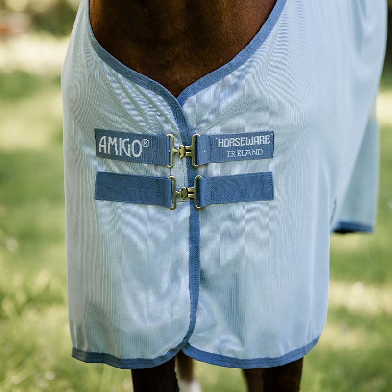 Fly Rug Amigo Bug Rug Light Blue/Blue/Silver