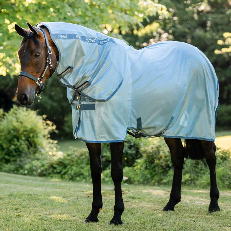 Fly Rug Amigo Integrated Light Blue/Blue/Silver