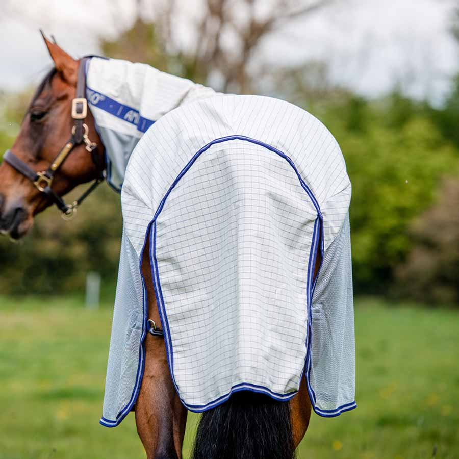 Fly & Summer Rug Amigo Airflow Plus White/Grey/Blue