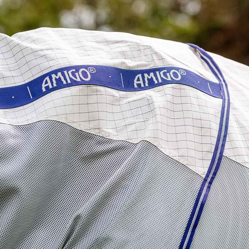 Fly & Summer Rug Amigo Airflow Plus White/Grey/Blue