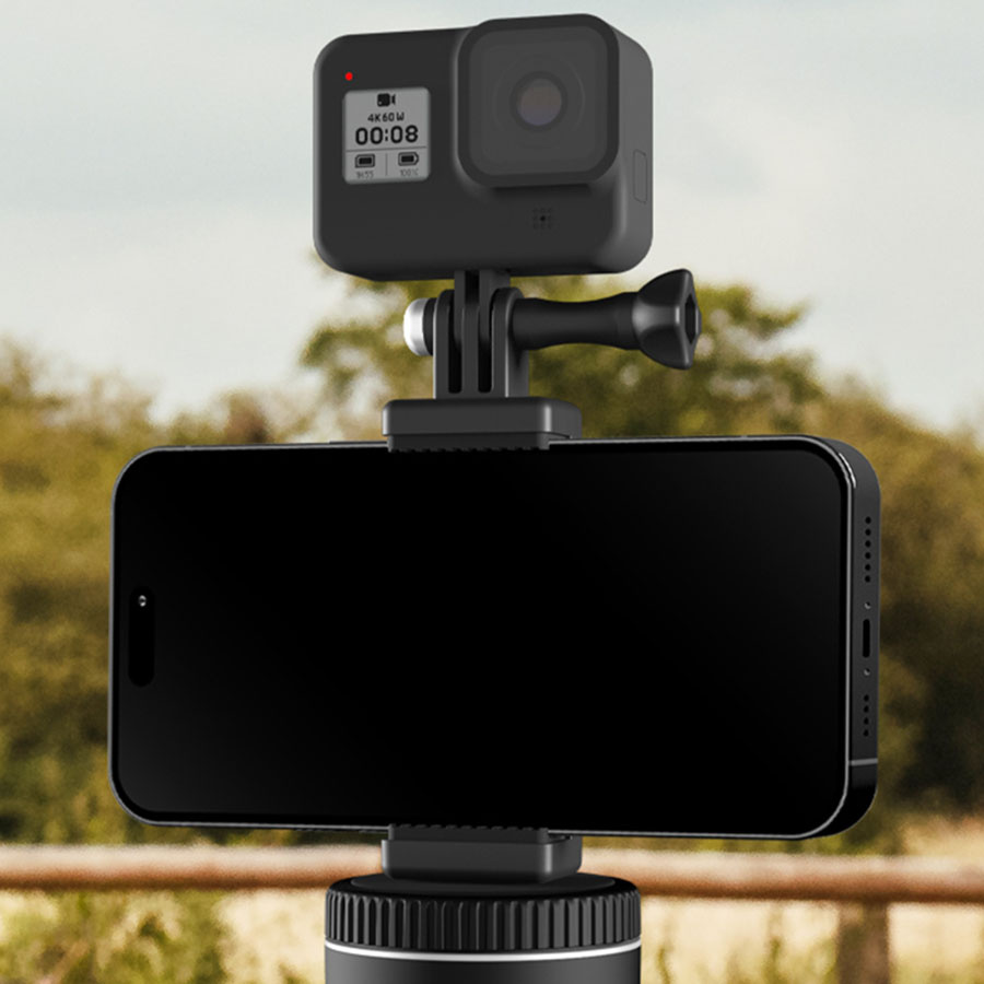 Action Mount for Pivo Pod Black