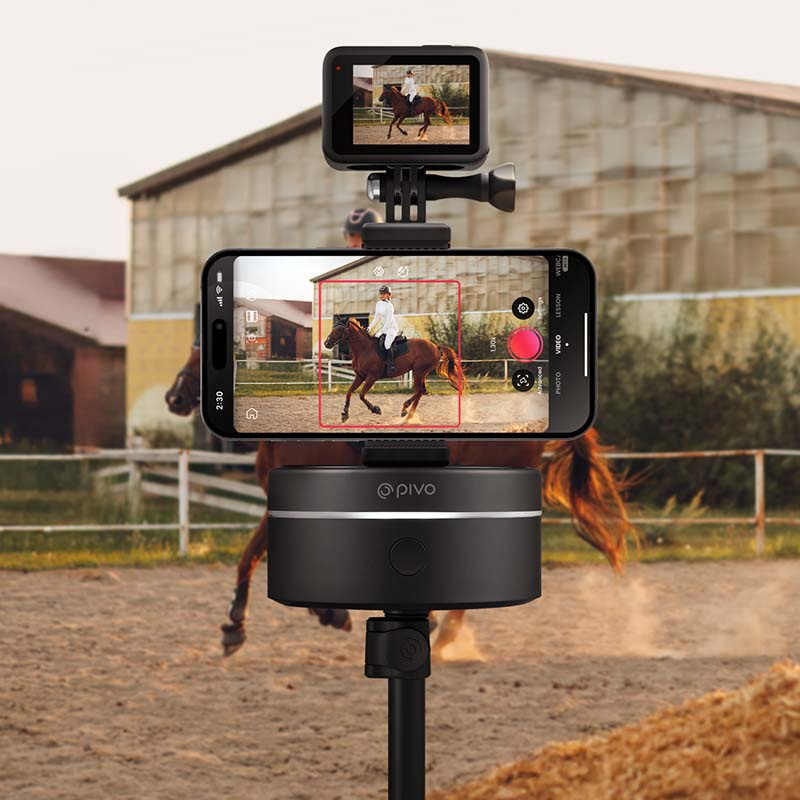 Action Mount for Pivo Pod Black