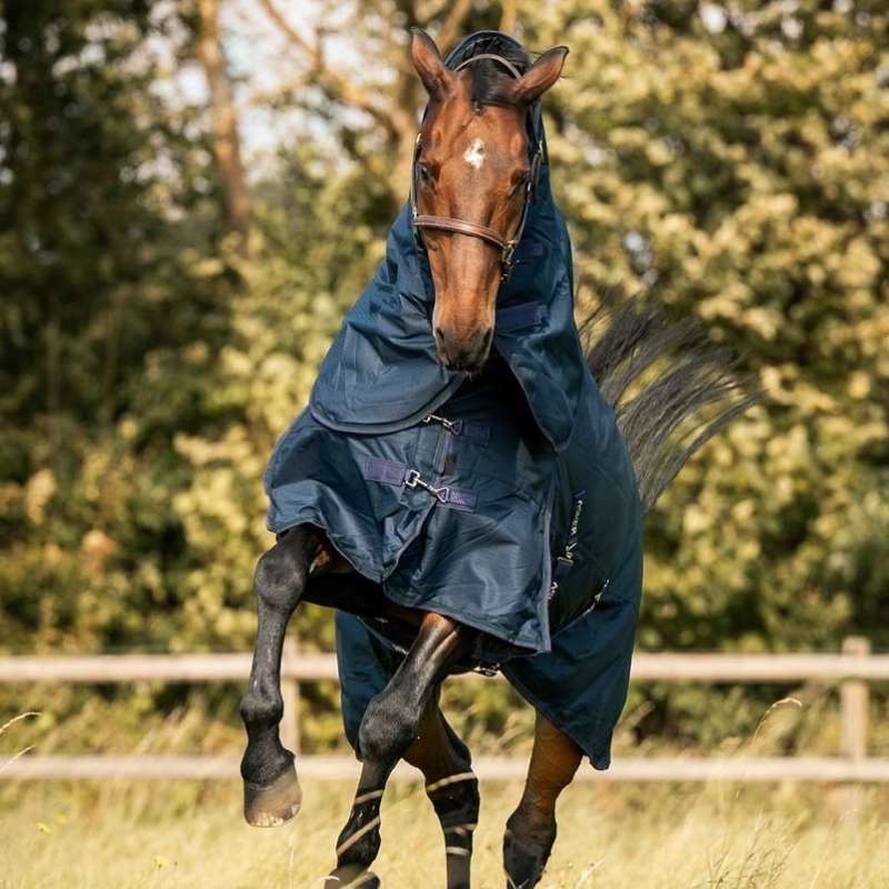Neck Cover Turnout 50g 600D Navy Blue