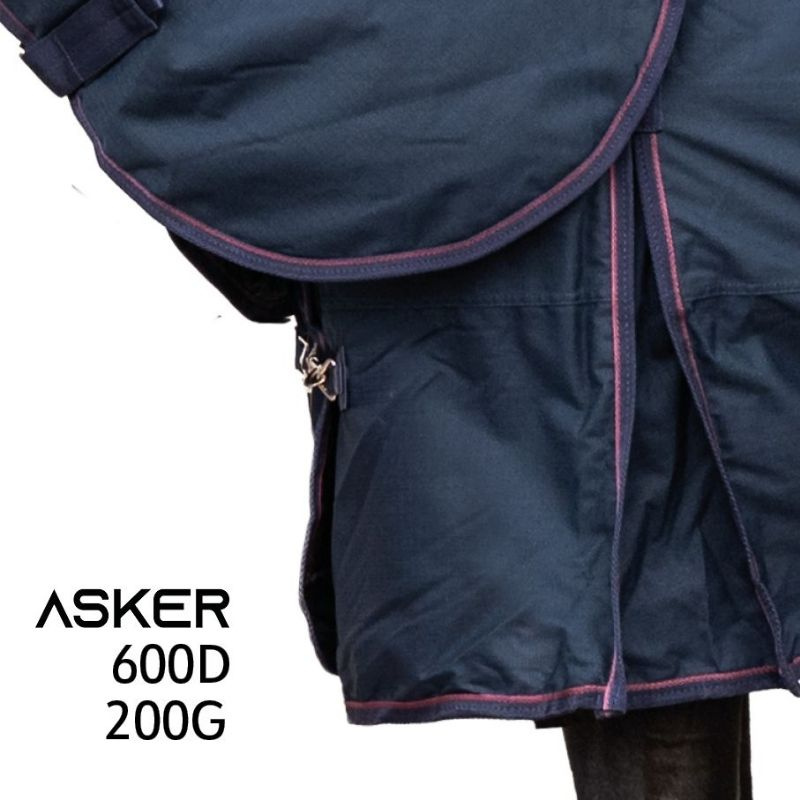 Winter Turnout Combo Rug 200g 600D Navy Blue
