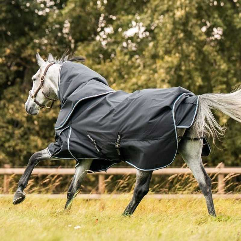 Rain Rug with Neck Turnout Plus 50g 1200D Black