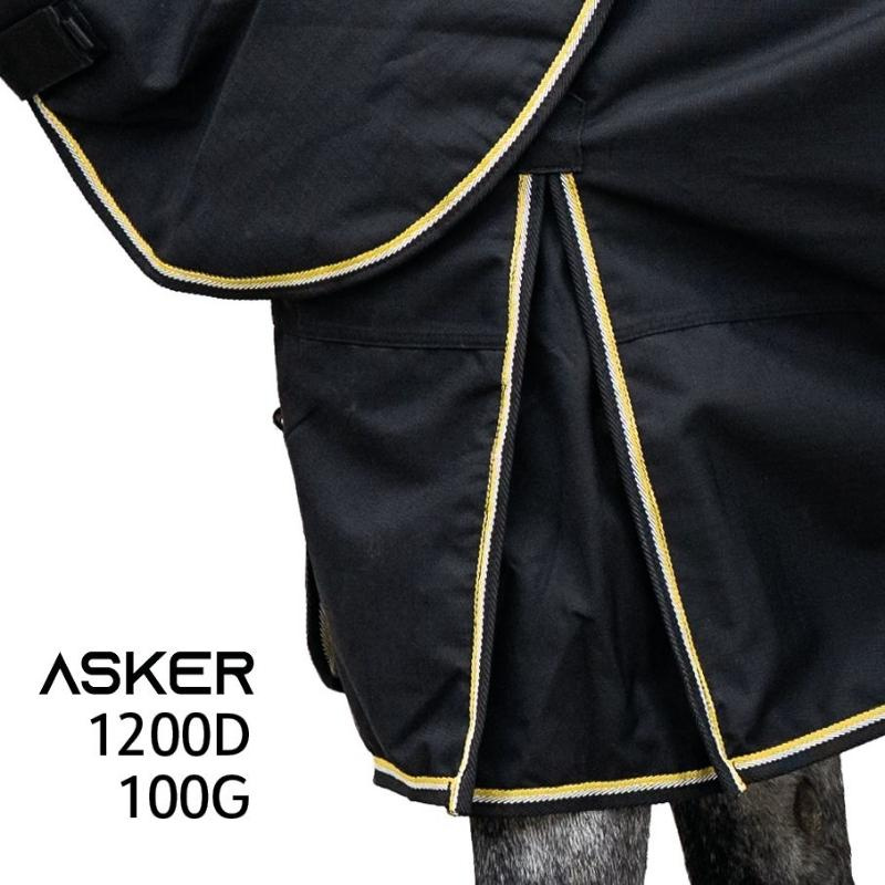 Mid Season Turnout Plus Combo Rug 100g 1200D Black