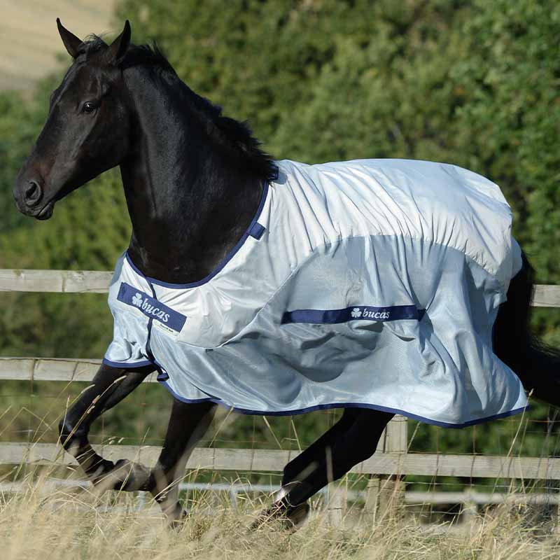 Fly Rug Buzz Off Rain Detachable Neck Silver