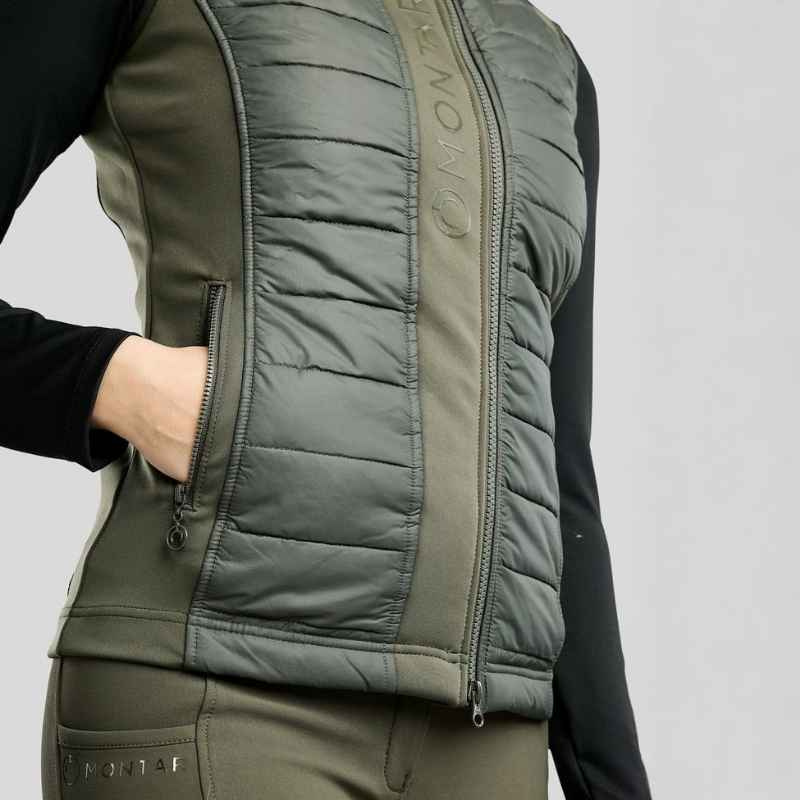 Hybrid Vest Emma Quilt Forest Green