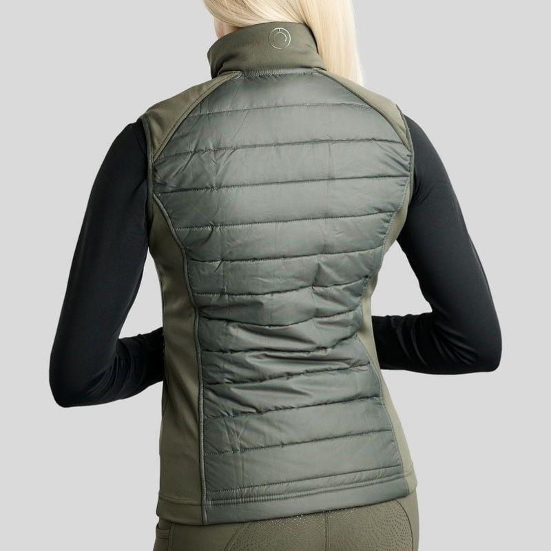 Hybrid Vest Emma Quilt Forest Green
