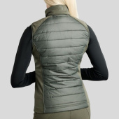 Hybrid Vest Emma Quilt Forest Green Hybrid Vest Emma Quilt Forest Green