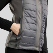 Hybrid Vest Emma Softshell Grey Hybrid Vest Emma Softshell Grey