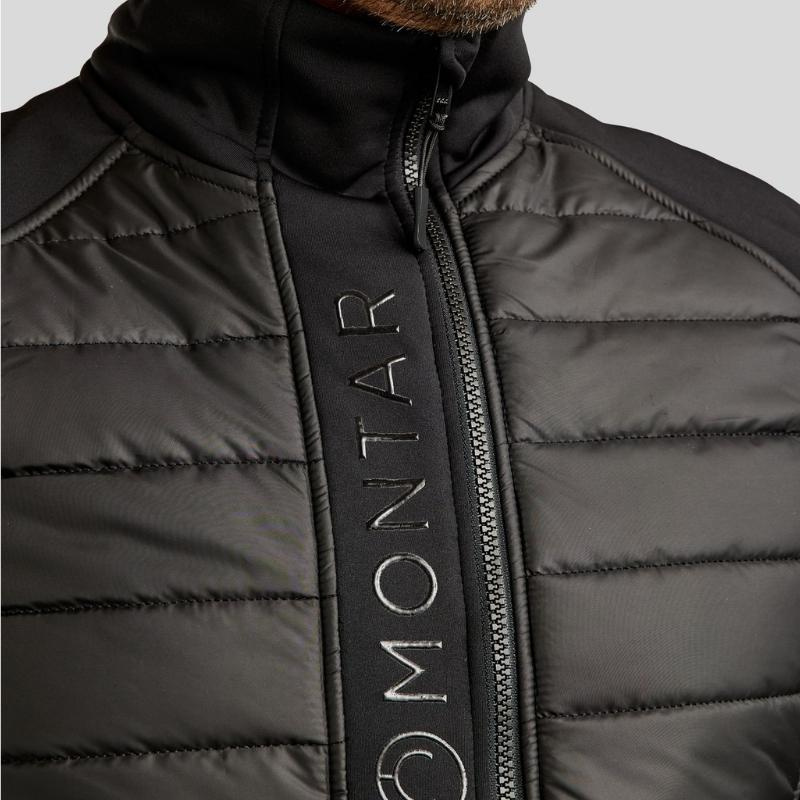 Men's Hybrid Vest Emanuel Softshell Black