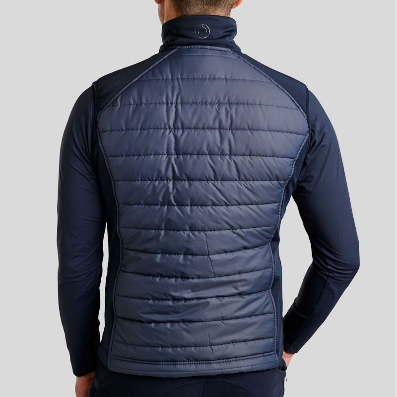 Men's Hybrid Vest Emanuel Softshell Navy Blue
