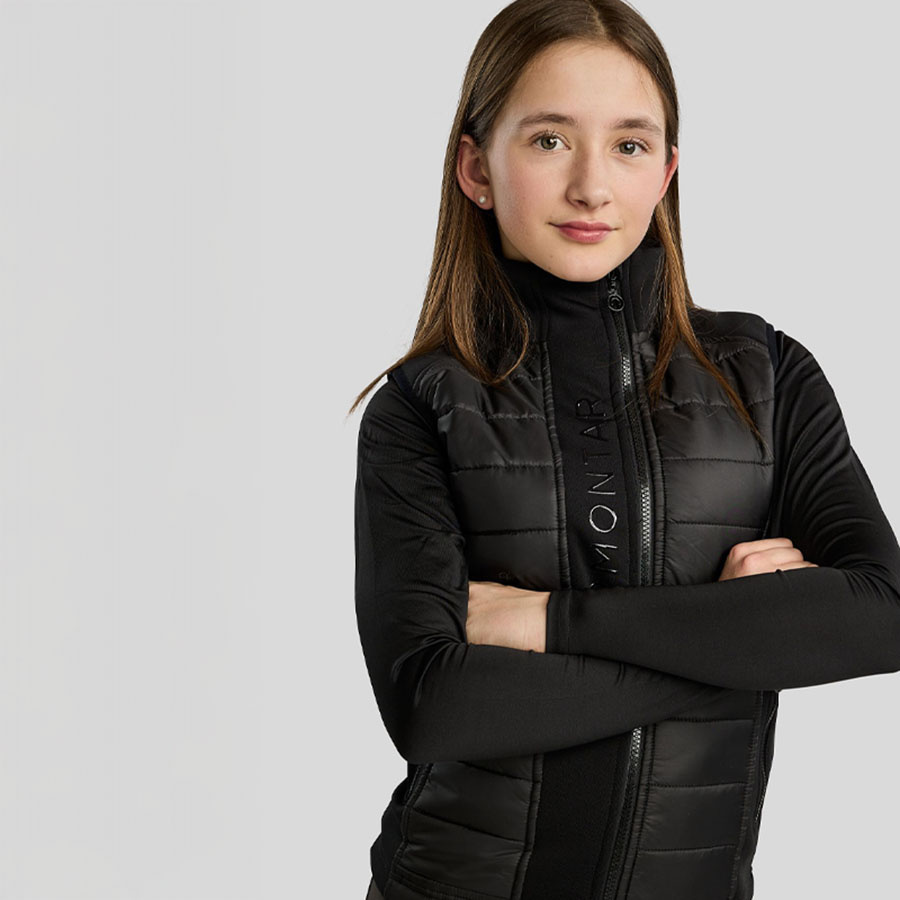 Hybrid Vest Kids/Junior Emma Softshell Black