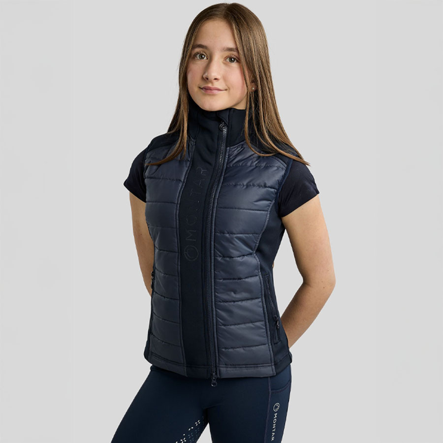 Hybrid Vest Kids/Junior Emma Softshell Navy Blue