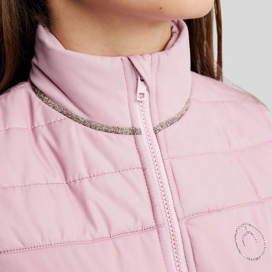 Hybrid Vest Kids/Junior MoLila Softshell Champagne Crystal Tape Candy Pink