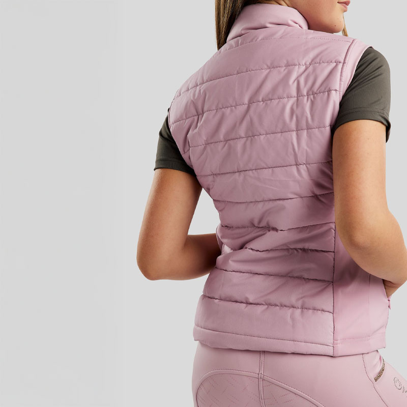 Hybrid Vest Kids/Junior MoLila Softshell Champagne Crystal Tape Candy Pink