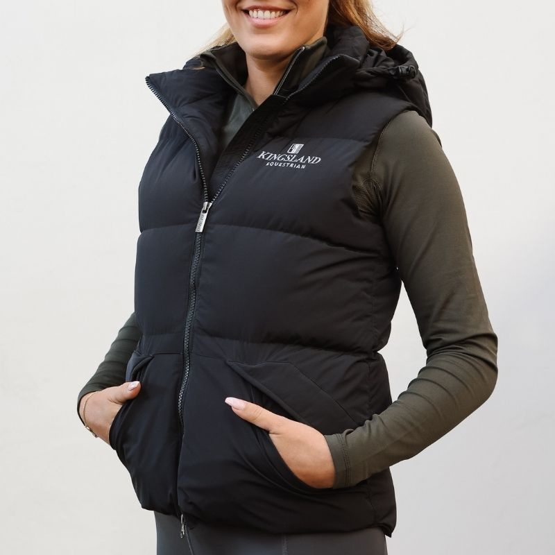 Riding Vest Classic Unisex Down Black