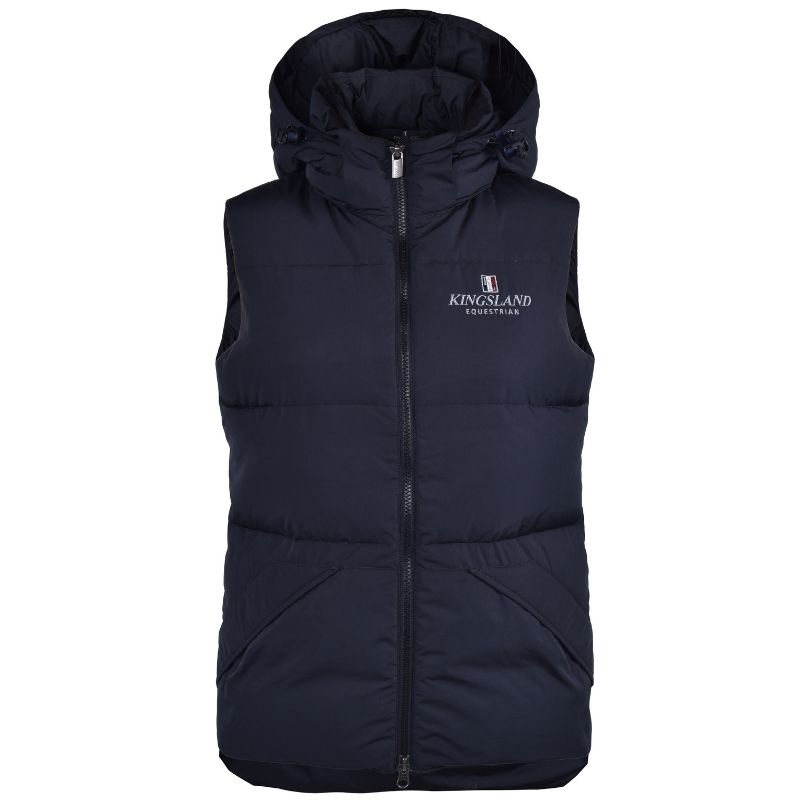 Riding Vest Classic Unisex Down Navy Blue