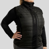 Hybrid Vest Emma Softshell Curve Black Hybrid Vest Emma Softshell Curve Black