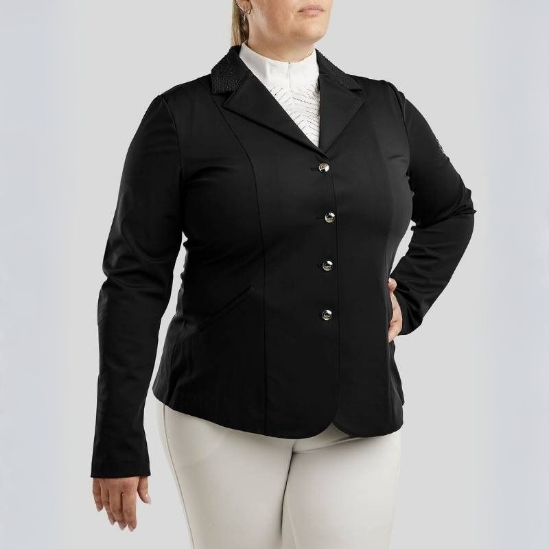 Competition Jacket Bonnie Crystals Curve Black