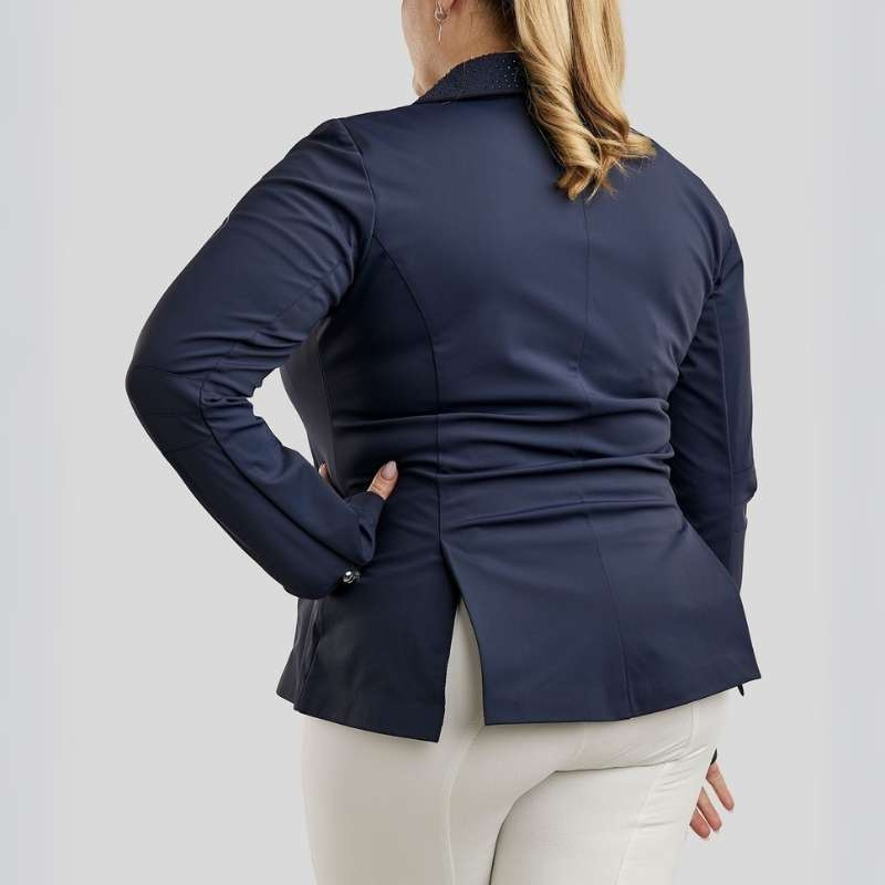 Competition Jacket Bonnie Crystals Curve Navy Blue
