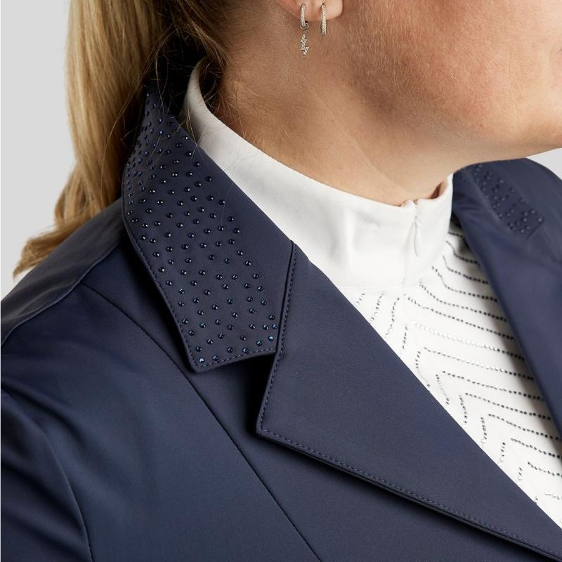 Competition Jacket Bonnie Crystals Curve Navy Blue