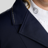 Competition Jacket MoFlair Softshell Gun Metal Crystals Curve Navy Blue Competition Jacket MoFlair Softshell Gun Metal Crystals Curve Navy Blue