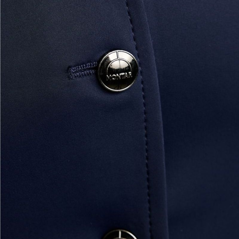 Competition Jacket MoFlair Softshell Gun Metal Crystals Curve Navy Blue