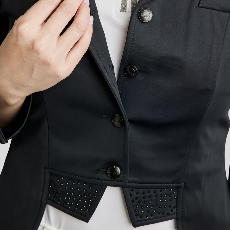 Short Dressage Tailcoat Softshell Black