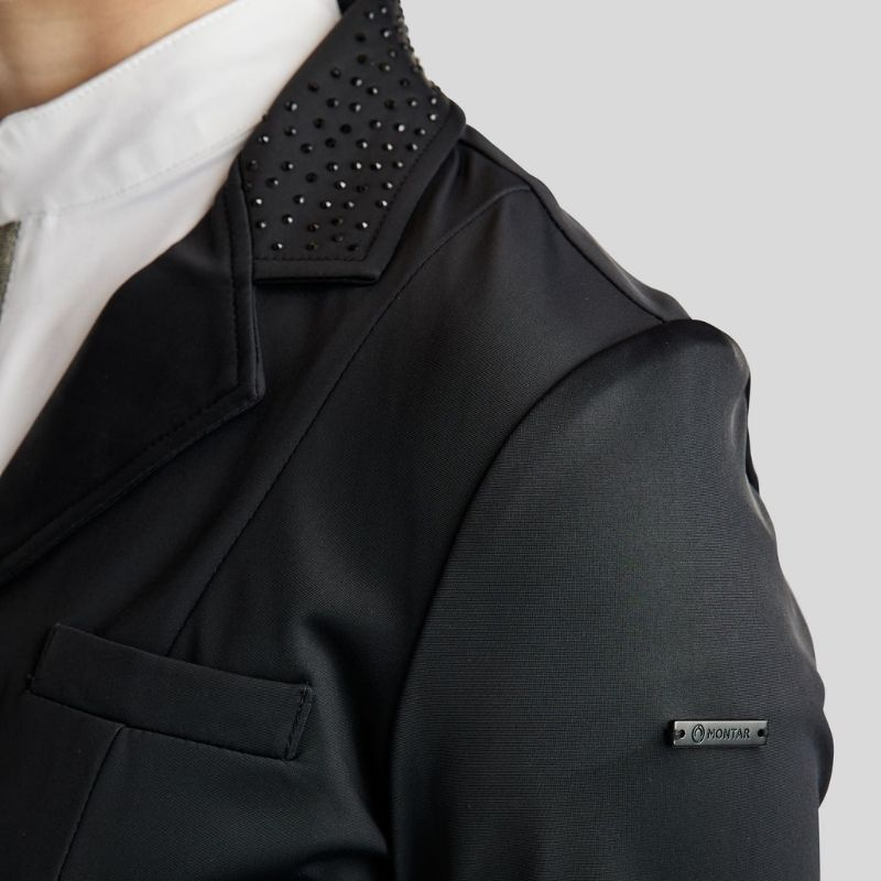 Short Dressage Tailcoat Softshell Black