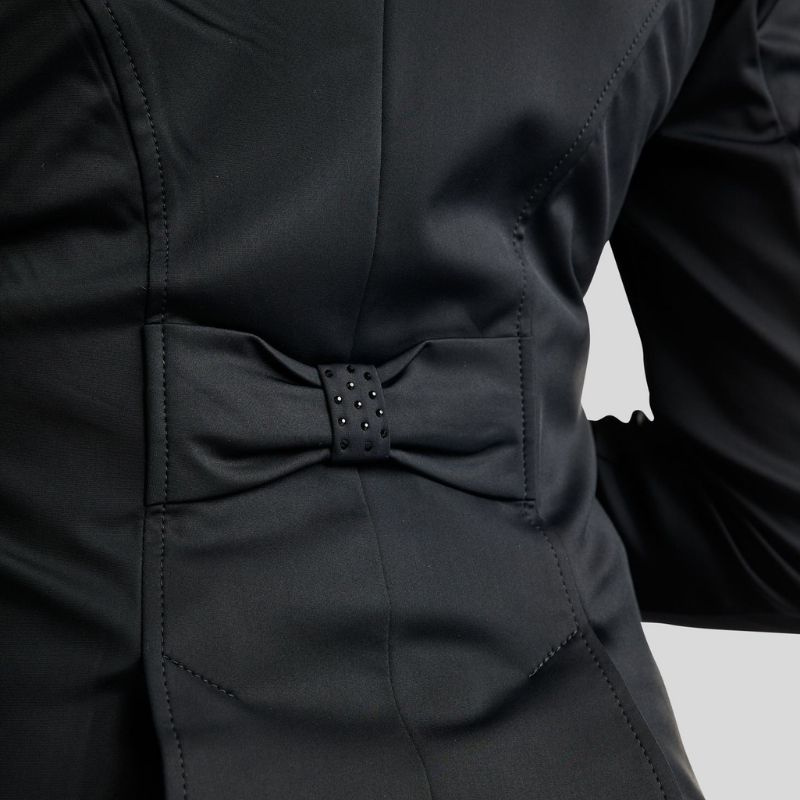 Short Dressage Tailcoat Softshell Black